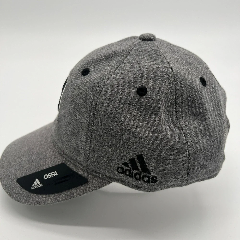 Adidas Vegas Golden Knights NHL‎ Heather Gray Adjustable Hat Cap OSFA